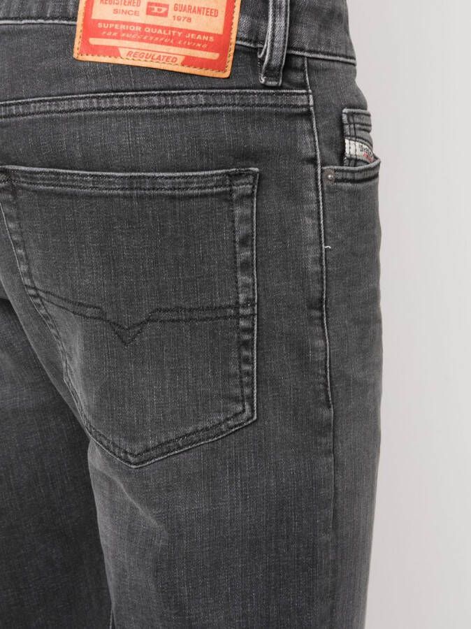 Diesel Jeans met stonewashed-effect Grijs