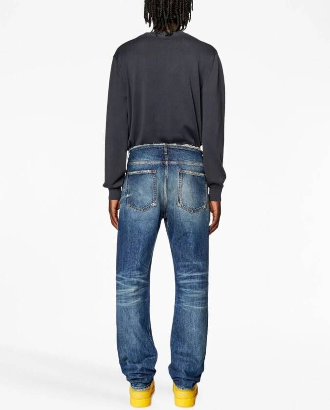 Diesel Straight jeans Blauw