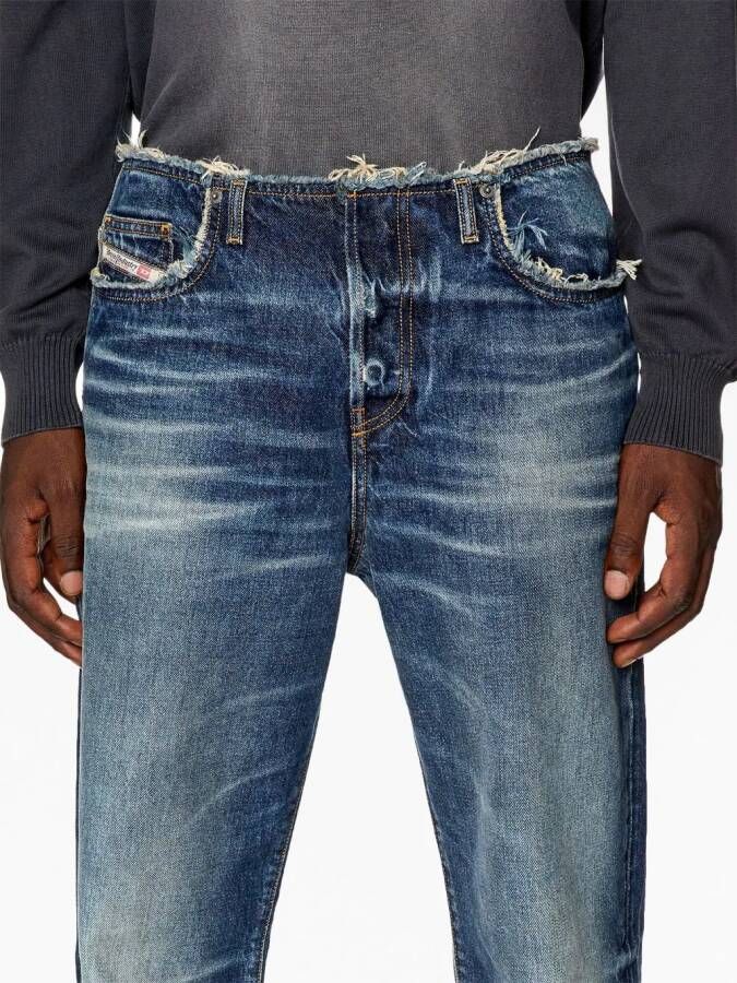Diesel Straight jeans Blauw