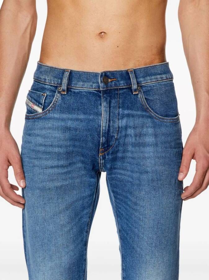 Diesel D-Struckt straight jeans Blauw