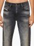 Diesel D-Strukt jeans met stonewash-effect Zwart - Thumbnail 5