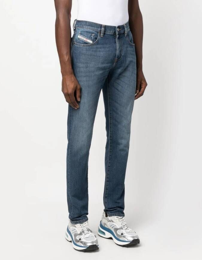 Diesel Slim-fit jeans Blauw