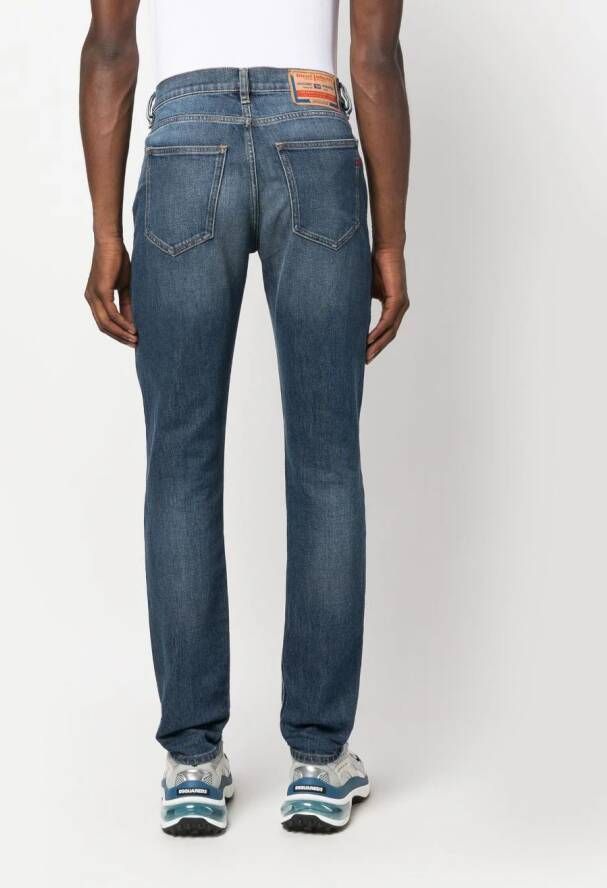 Diesel Slim-fit jeans Blauw