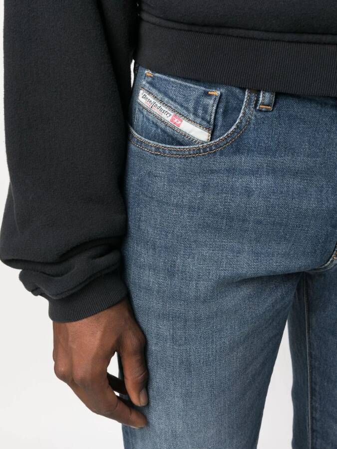 Diesel Slim-fit jeans Blauw