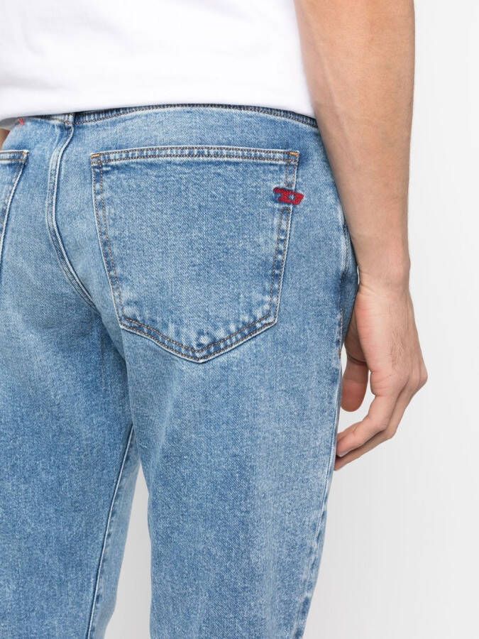 Diesel Slim-fit jeans Blauw