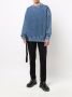 Diesel Denim sweater Blauw - Thumbnail 2