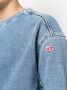 Diesel Denim sweater Blauw - Thumbnail 5