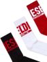 Diesel Drie paar Skm-Ray sokken met logo-jacquard Rood - Thumbnail 2