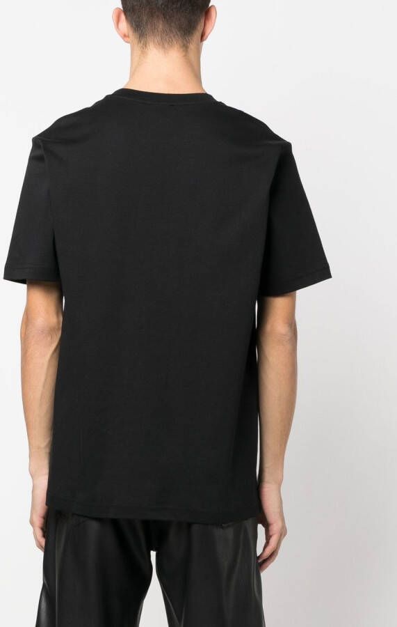 Diesel T-Just-Doval-PJ katoenen T-shirt Zwart