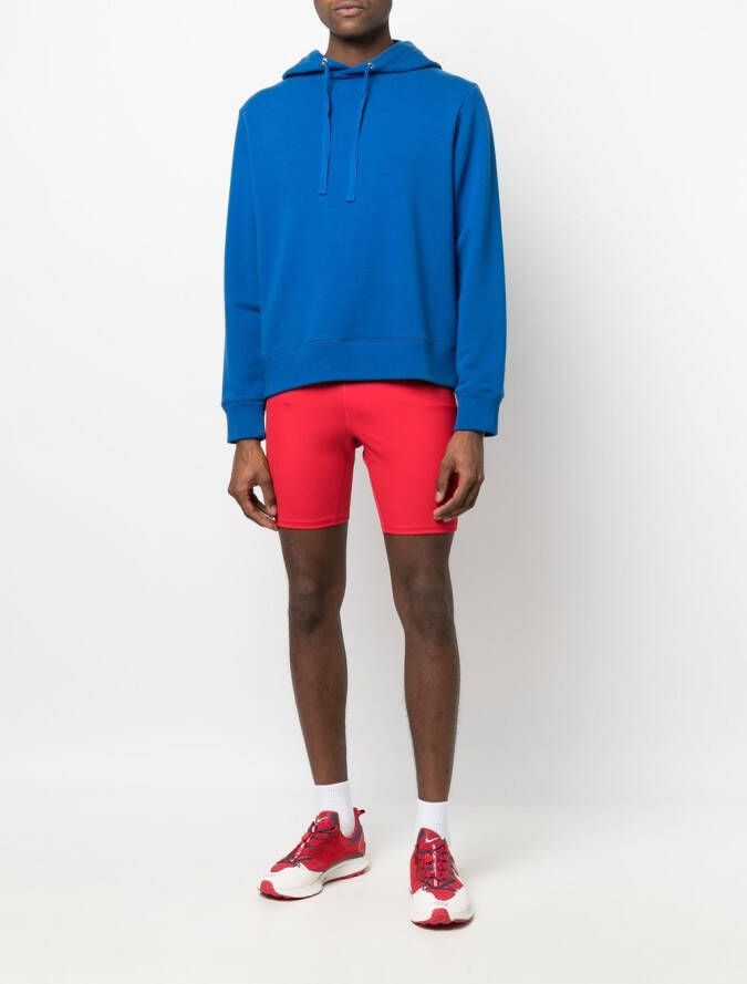 Diesel Fietsshorts met logo tailleband Rood