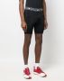 Diesel Fietsshorts met logo tailleband Zwart - Thumbnail 3