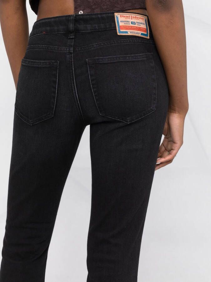Diesel Flared jeans Zwart