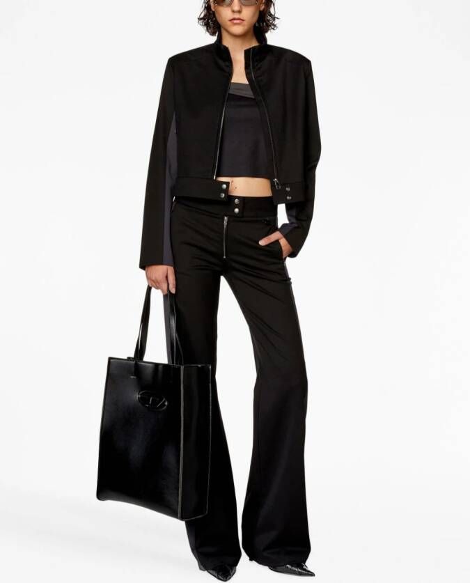 Diesel G-Gauri jack met rits Zwart