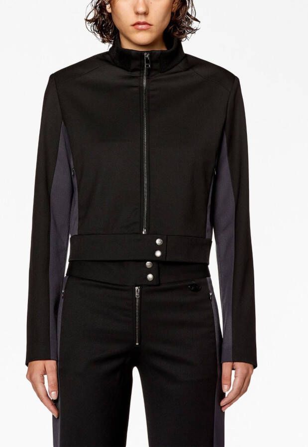 Diesel G-Gauri jack met rits Zwart