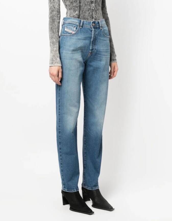 Diesel High waist jeans Blauw