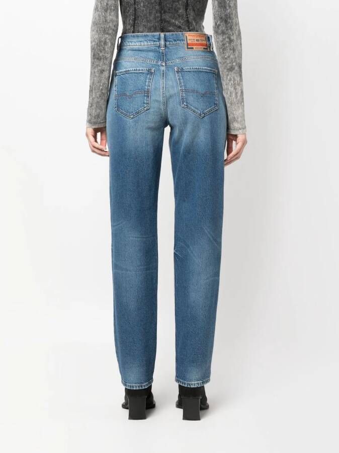 Diesel High waist jeans Blauw