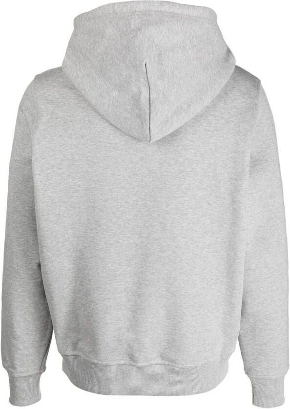 Diesel S-Ginn-Hood Div hoodie met logo-applicatie Grijs