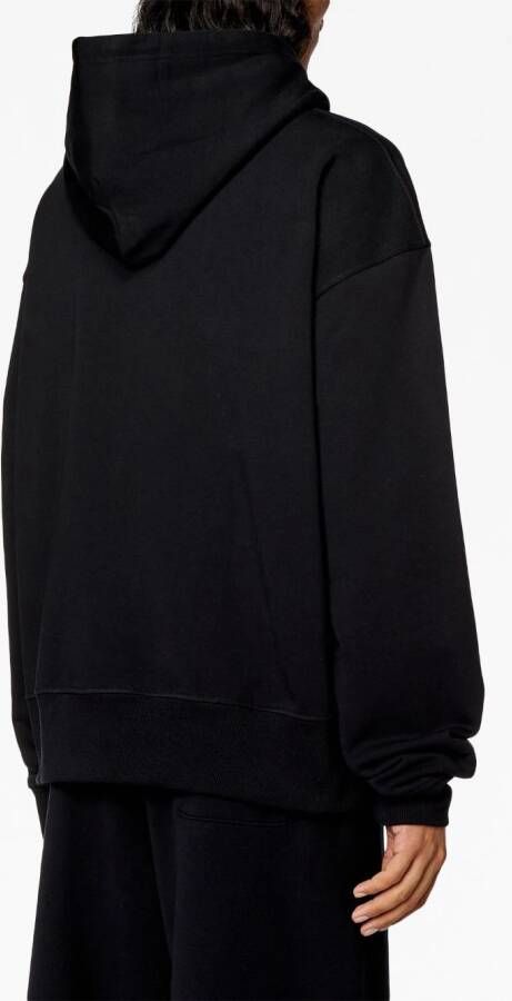 Diesel S-Macs-Od katoenen hoodie Zwart