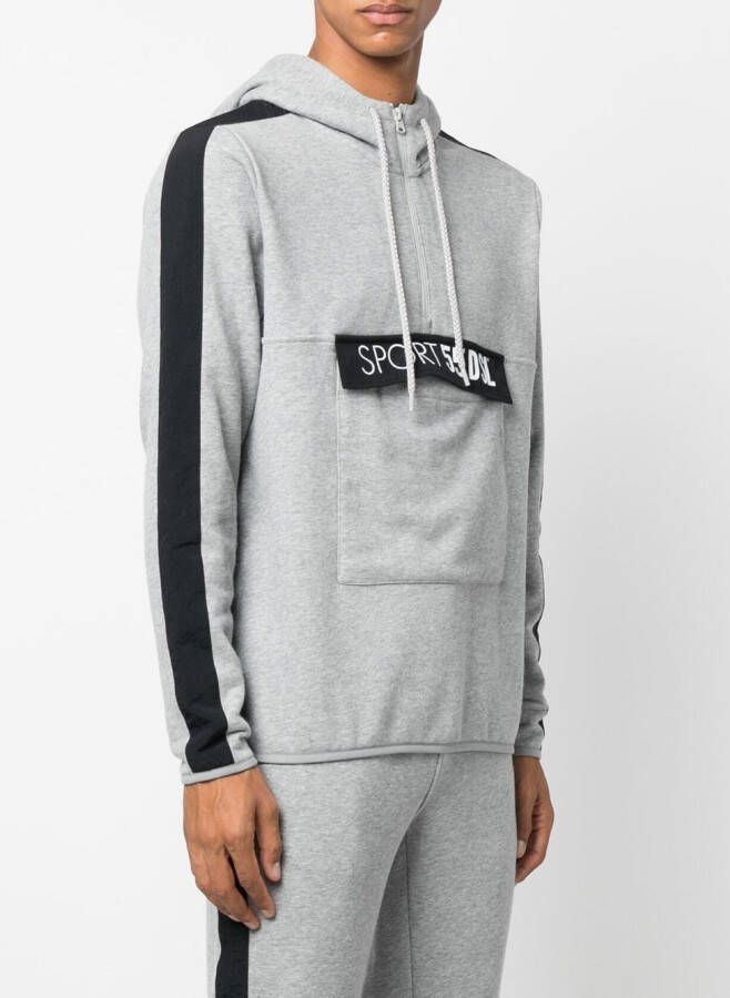 Diesel Hoodie met logoprint Grijs