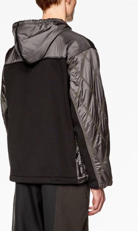 Diesel Jack met capuchon Zwart