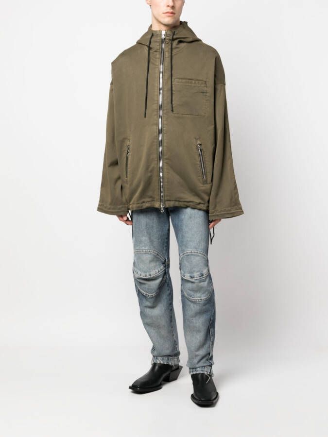 Diesel Jack met geborduurd logo Groen