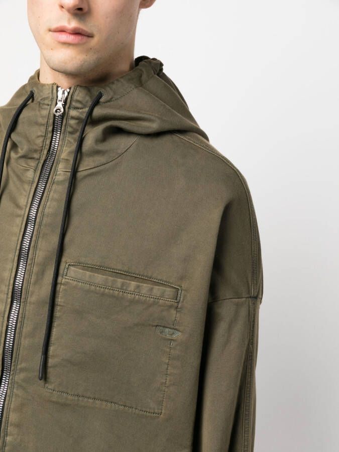 Diesel Jack met geborduurd logo Groen