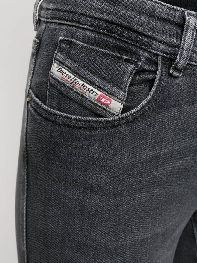 Diesel Jeans met logopatch Grijs