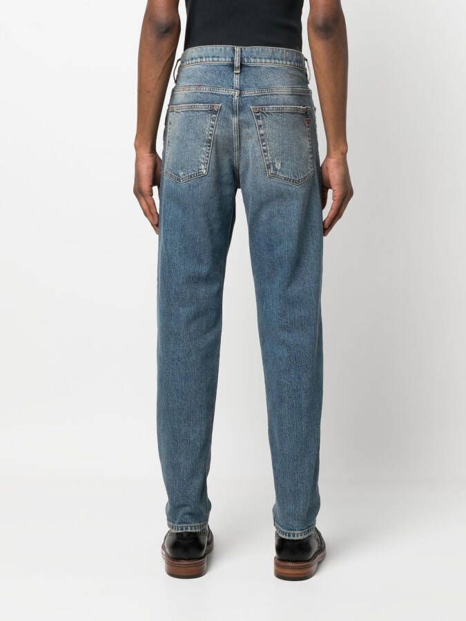 Diesel Jeans met toelopende pijpen Blauw