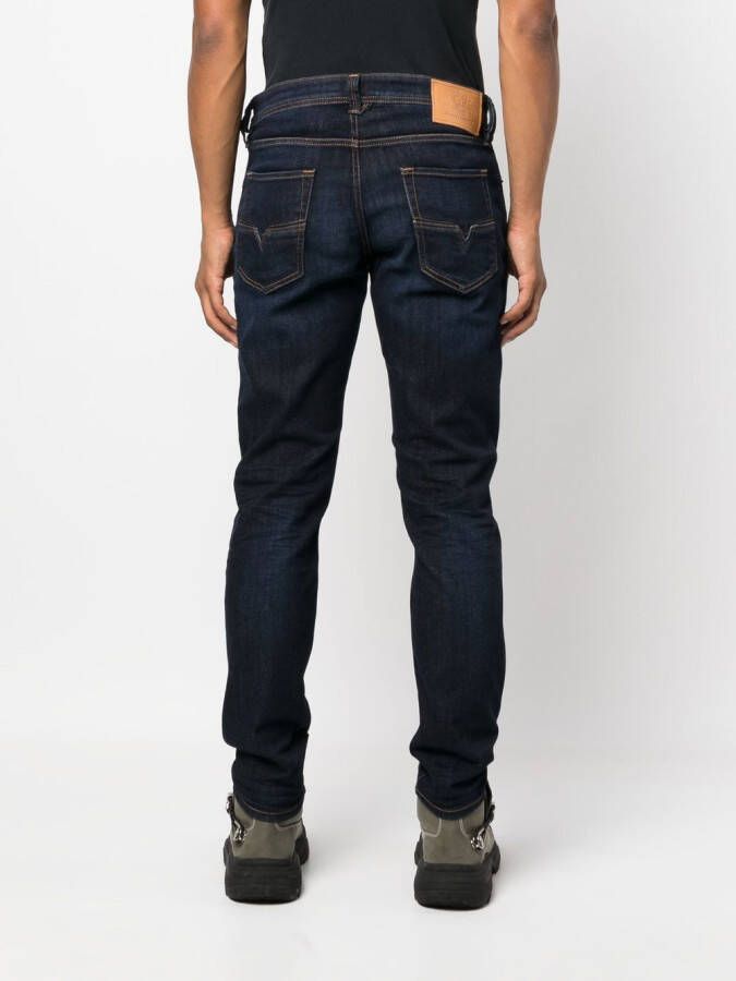 Diesel Jeans met toelopende pijpen Blauw