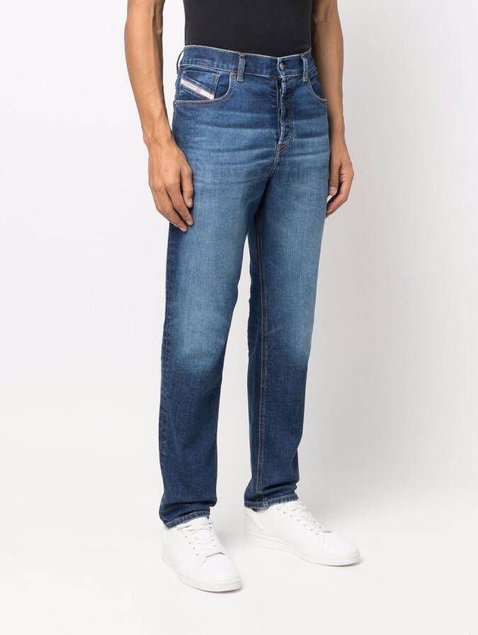 Diesel Jeans met toelopende pijpen Blauw
