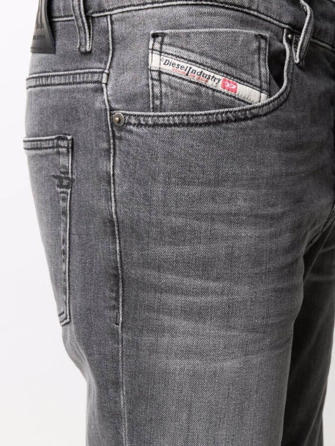 Diesel Jeans met toelopende pijpen Grijs