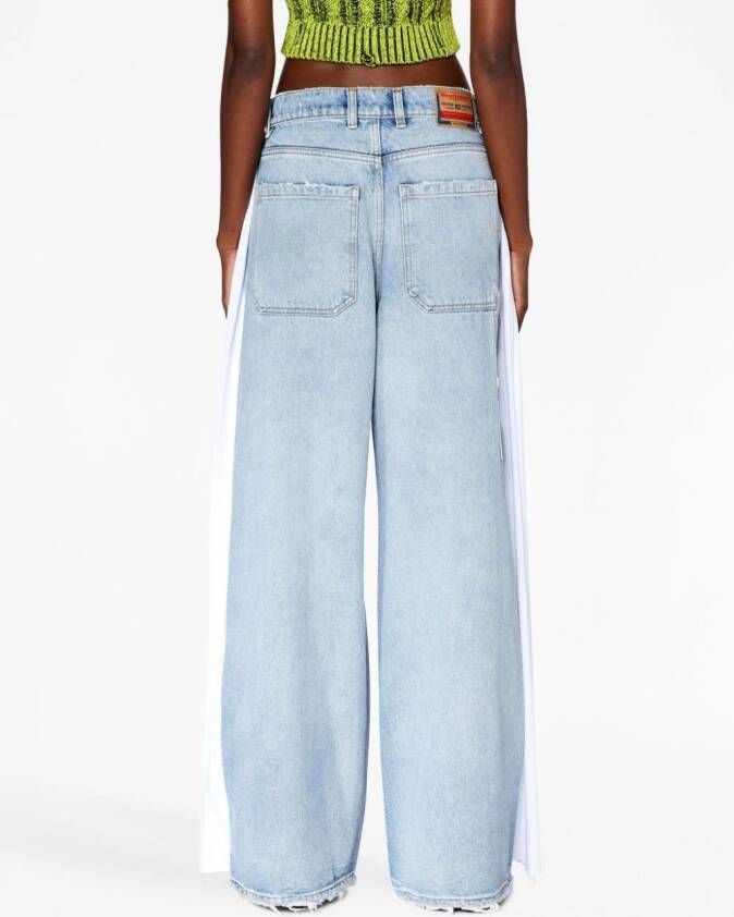 Diesel Jeans met zijstreep Blauw