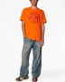 Diesel Katoenen T-shirt Oranje - Thumbnail 2