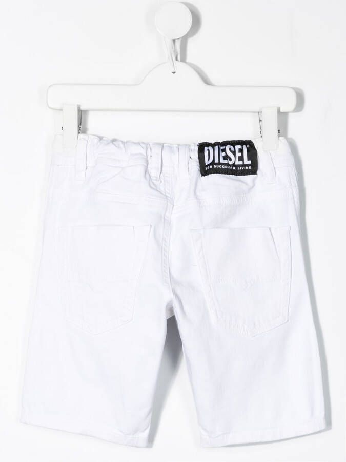 Diesel Kids Denim shorts Wit