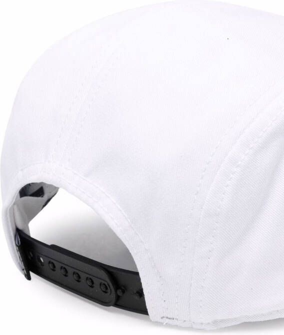 Diesel Kids Honkbalpet met logopatch Wit