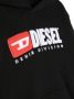 Diesel Kids Hoodie met geborduurd logo Zwart - Thumbnail 3