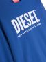 Diesel Kids Hoodie met logoprint Blauw - Thumbnail 3