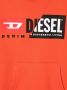 Diesel Kids Hoodie met logoprint Oranje - Thumbnail 3