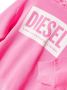 Diesel Kids Hoodie met logoprint Roze - Thumbnail 3