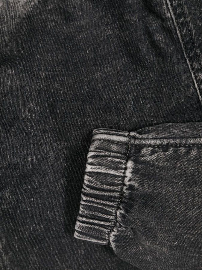 Diesel Kids Jeans met logopatch Grijs