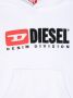 Diesel Kids Hoodie met geborduurd logo Wit - Thumbnail 3