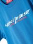 Diesel Kids T-shirt met logoprint Blauw - Thumbnail 3