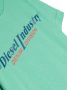 Diesel Kids T-shirt met logoprint Groen - Thumbnail 3