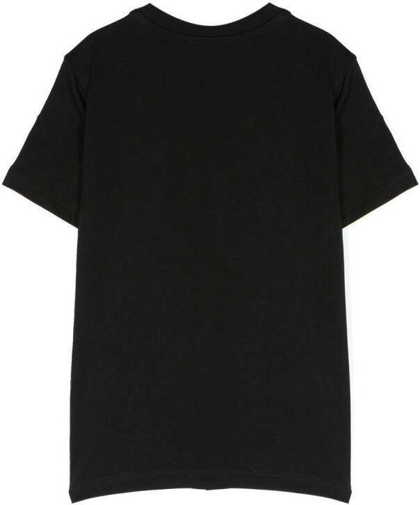 Diesel Kids T-shirt met logoprint Zwart