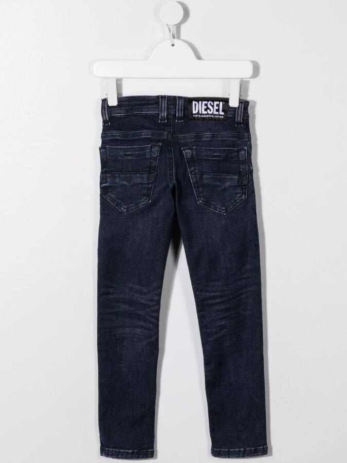 Diesel Kids Skinny jeans Blauw