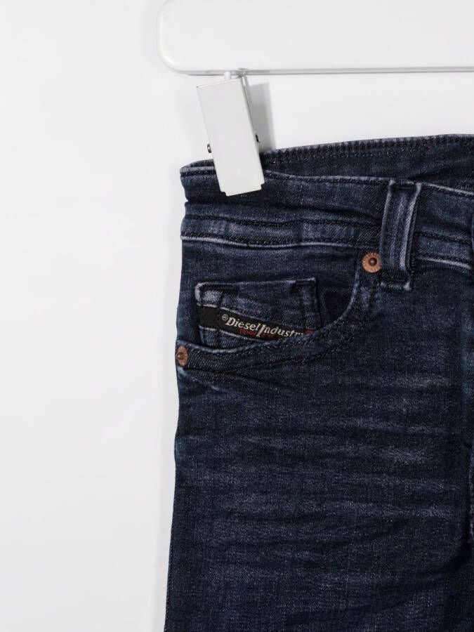 Diesel Kids Skinny jeans Blauw