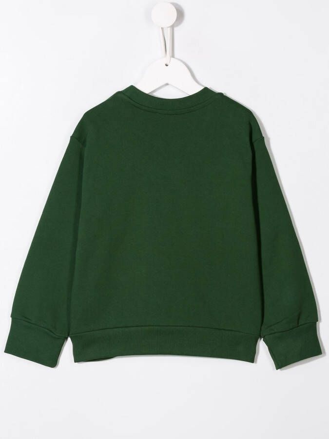 Diesel Kids Sweater met geborduurd logo Groen