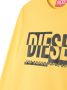 Diesel Kids T-shirt met lange mouwen Geel - Thumbnail 3