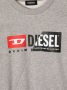 Diesel Kids Sweater met logoprint Grijs - Thumbnail 3