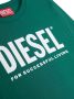 Diesel Kids Sweater met logoprint Groen - Thumbnail 3